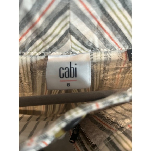 CAbi Style 5870 | CAbi Convertible Striped Trouser Pants | Size 8 | NWOT - Picture 3 of 4